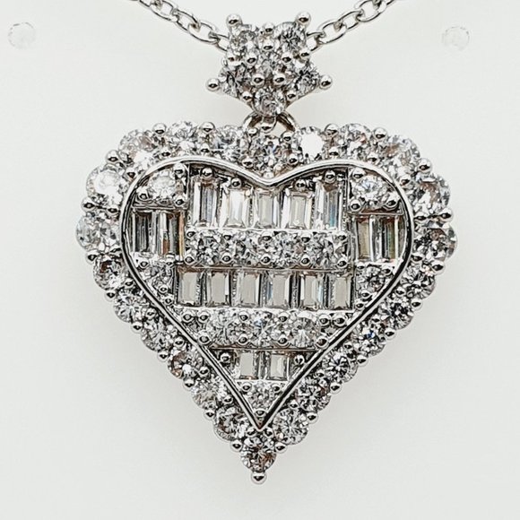 💥 Lovely Latest Full Zircon Pendent Necklace for Women, EVGG1013 - Picture 3 of 12